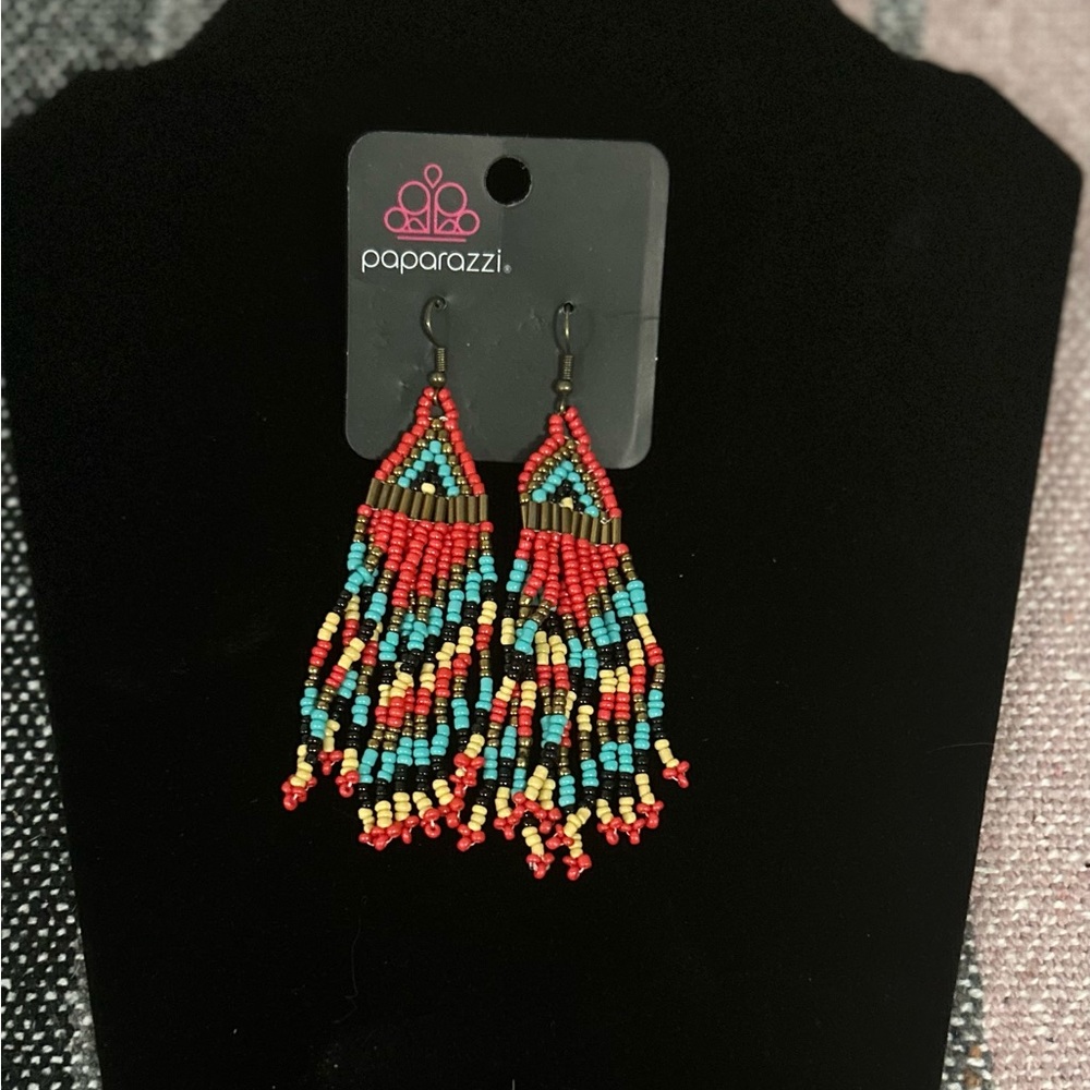Colors Of The Wind Red Earrings ❤️